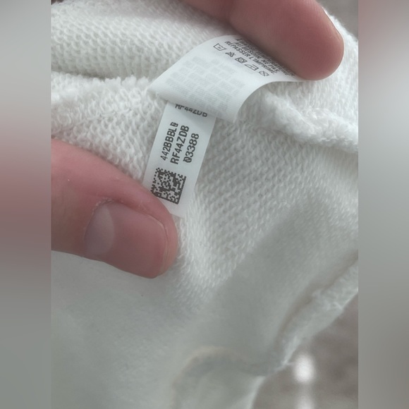 Aerie Collared Crew V Neck Pullover with Pockets, Size Small - Picture 7 of 8